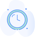 Hour icon as clock